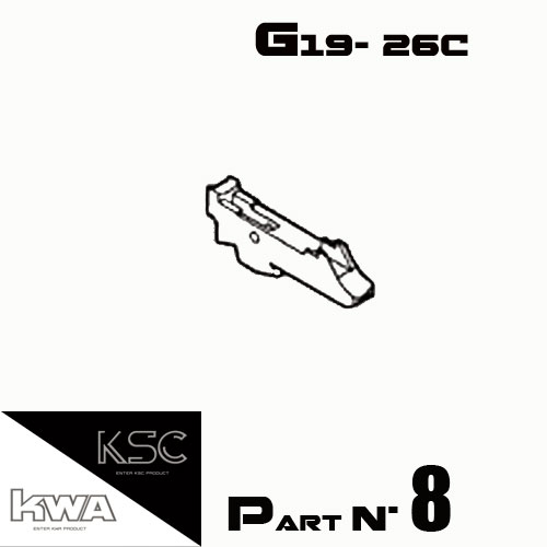 KWA / KSC - Inner barrel base G19-G26C (metal)