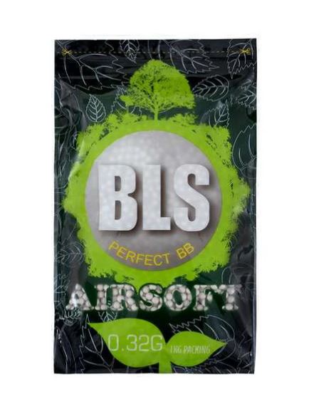 20x BLS BIO pellets 0,32g, 3125 BBs - White (box)