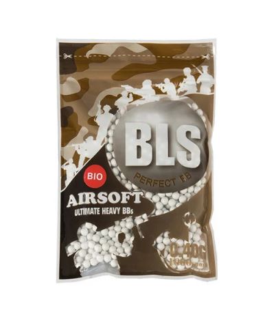 BLS BIO pellets 0,40g, 1000 BBs - White 