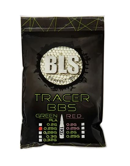 BLS Tracer pellets 0,25g, 5000 BBS - Green 